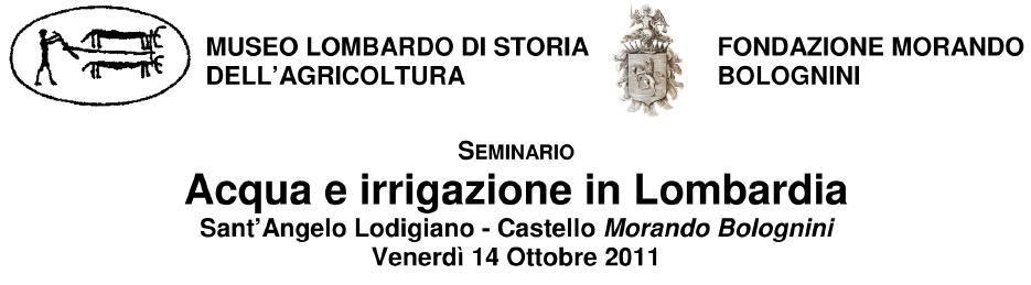 Acqua e irrigazione in Lombardia - Immagine