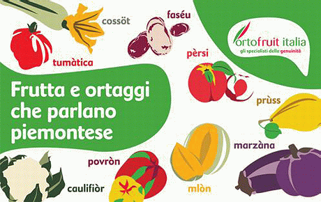 Frutta e ortaggi che parlano piemontese - Immagine